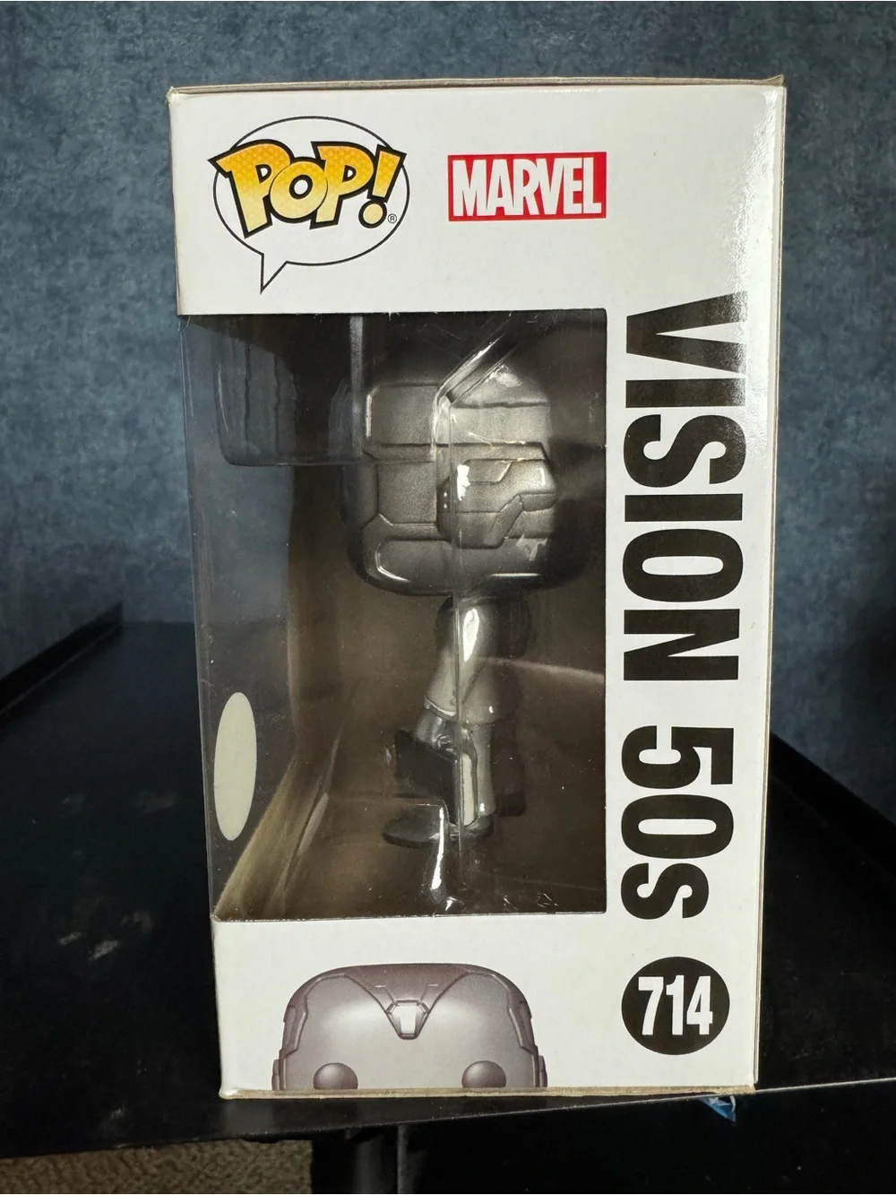 Funko Pop! Marvel Wandavision Vision 50s Silver Chase #714 figure - Picture 2 of 6